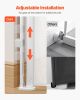 Retractable Baby Gate, 34 inch Tall, Extends up to 55 inch Wide, Retractable Gate for Kids or Pets, Mesh Material, Easy to Install for Indoor Stairs