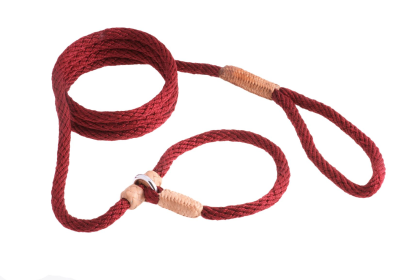 Nylon Slip Leash With 2 Stoppers (6ft  x 5/16in or 8mm) (size: 6ft  x 5/16in or 8mm)