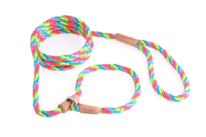 Nylon Slip Leash With 2 Stoppers (6ft  x 5/16in or 8mm) (size: 6ft  x 5/16in or 8mm)