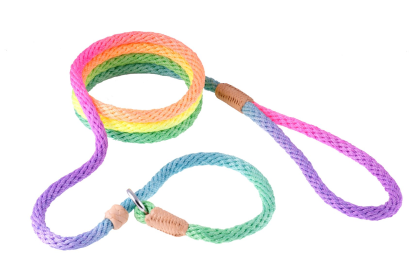 Nylon Slip Leash With 2 Stoppers (6ft  x 5/16in or 8mm) (size: 6ft  x 5/16in or 8mm)