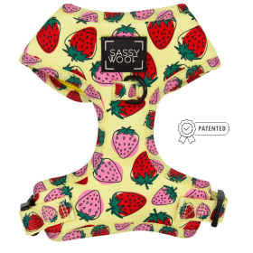 Adjustable Harness (Color: Strawberry Fields Furever, size: Xlarge)