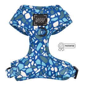 Adjustable Harness (Color: Santorini, size: XXsmall)