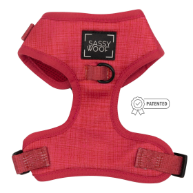 Adjustable Harness (Color: Merlot, size: XXsmall)