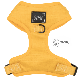 Adjustable Harness (Color: Sunflower Fields, size: small)