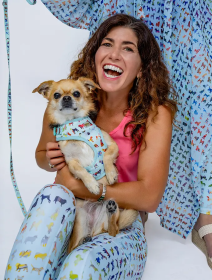 Blue Buddies Harnes (Color: Turquoise, size: medium)