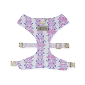 French Lavender Reversible Dog Harness (size: XL)