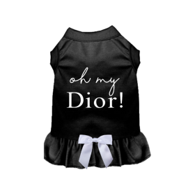 Oh My Couture Dress (Color: Black, size: L)