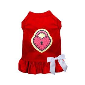 Locked in Love Dog Dress / Shirt (Color: Black, size: small-s)