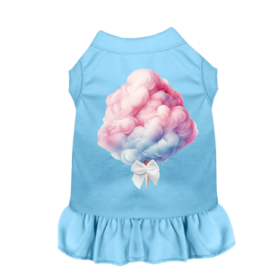 Cotton Candy Dream Dress (Color: Sky Blue, size: XL)