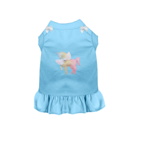 Pastel Pegasus Tutu Dress (Color: Sky Blue, size: . XS)