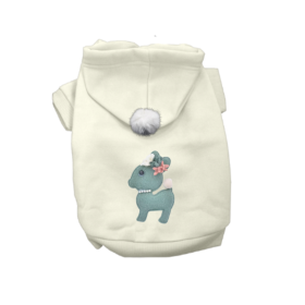 Enchanted Fawn Winter Hoodie (Color: Lavender, size: large)