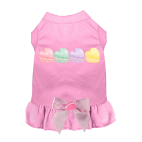 Macaroon Hearts Dog (Color: pink, size: medium)