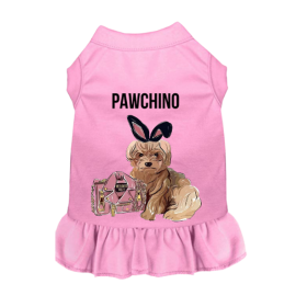 Miss Pawchino Dress (Color: pink, size: small)