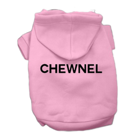 My Fab Chewnel Warm Dog Hoodie (Color: pink, size: small)