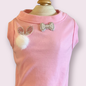 My Fuzzy Easter Bunny Dog Shirt (size: medium)