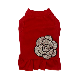 My Glam Camellia (Color: Red, size: X Small)