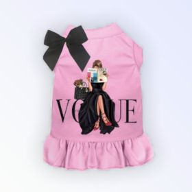 Reading my Vogue (Color: pink, size: medium)