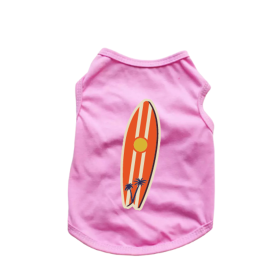 Surfer Tank Top (Color: pink, size: large)