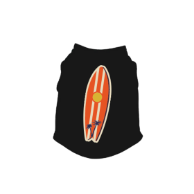 Surfer Tank Top (Color: Black, size: X Large)