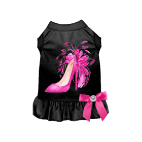 The Higher The Heel Dress (Color: Black, size: X Large)