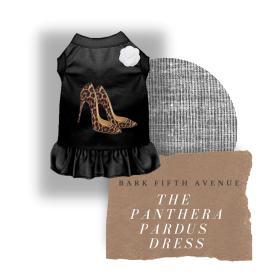 The Panthera Pardus Dress (Color: Black, size: medium)