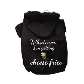 Whatever, I'm getting Cheese Fries (Color: Black, size: medium)