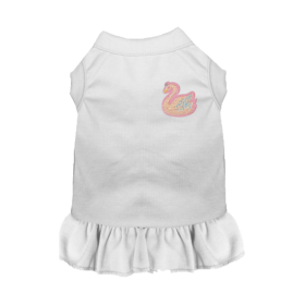 Everyday Swan Top/Dress (Color: White, size: medium)