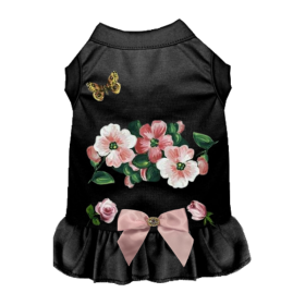 Feels Like A Lovely Spring (Color: Black, size: 2X Large)