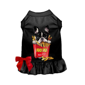 Frenchie- Fries (Color: Black, size: 2X Large)