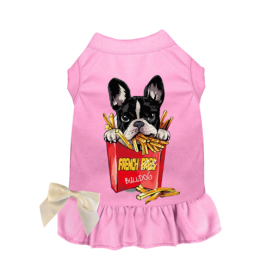 Frenchie- Fries (Color: pink, size: X Small)