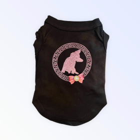Glitterazzi Frenchie Tee (size: small)