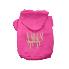 Holiday Drip Hoodies (Color: pink, size: large)