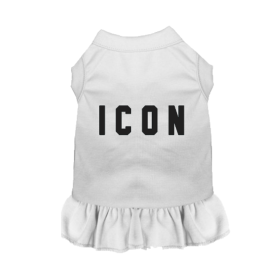 I C O N (Color: White, size: large)