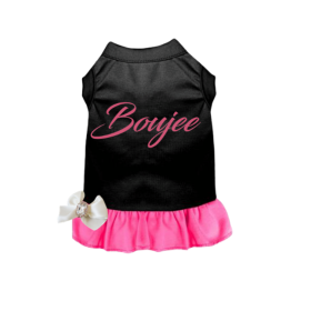 Boujee (Color: BLACK WITH PINK BOTTOM, size: large)