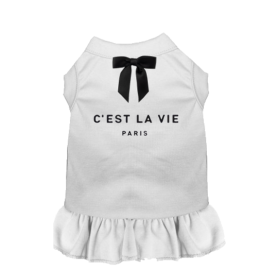 C' EST LA VIE (Color: White, size: small)