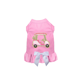 Golf Buddy Dress (Color: Light Pink, size: 2XL)