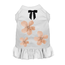 Florets- Dog Dress (Color: Black, size: S)