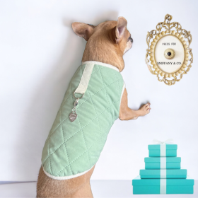 Quilted Sniffany Puff Vest- Dog Coat (size: L)