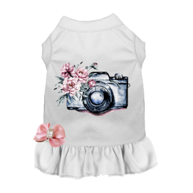 Call me pretty and take pictures of me (Color: White, size: X Small)