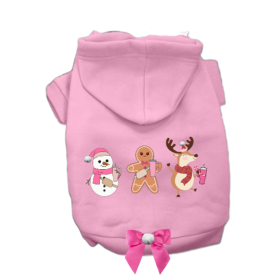 Frolicking Friends- Dog Hoodie (size: large)