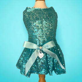 Sequin Glam Sniffany Dog Dress (size: L)