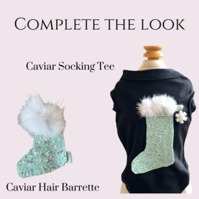 Caviar Stocking Tee- Dog Shirt (size: XL)