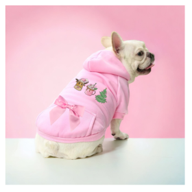 Reindeer Fun- Dog Hoodie (size: M)