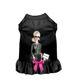 Shopping Day with Barbie- Dog Dress (size: pink)