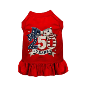 The Liberty Heiress 250 Couture Pet Dress (Color: Red, size: S)