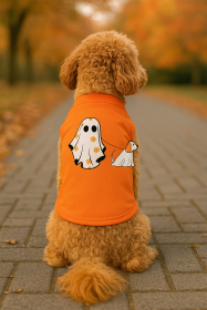 Ghost Walk Duo Dog Tee (size: L)