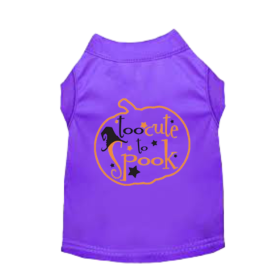Too Cute to Spook Dog Tee (size: M)
