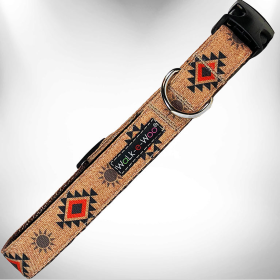 Southwestern Collars (Color: Grand Mesa, size: XL 1.5" wide fits 18-28" neck)