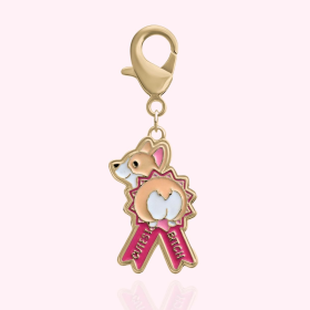 "Cutest Bitch" Dog Collar Charm (Color: GOLD)