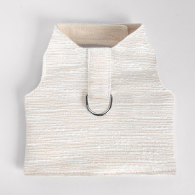 Zha Zha Dog Harness (Color: Ivory, size: XS)